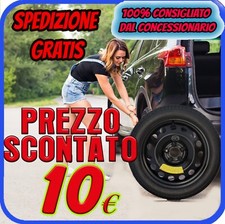 Ruotino Di Scorta Da 18 Ruota 5 Fori Toyota Rav4 Ricambi Nuovo Emergenza Auto P