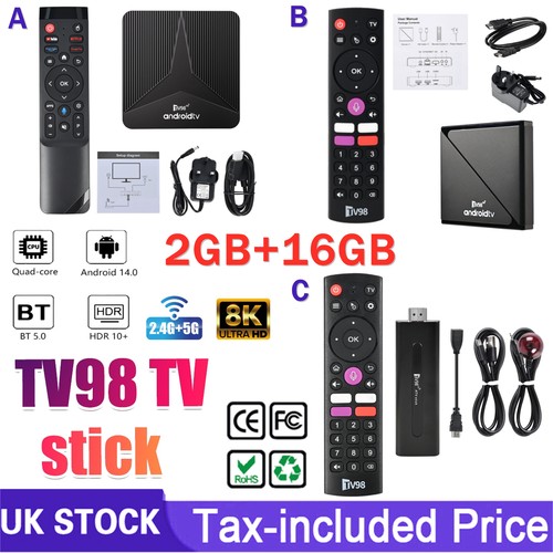 Tv98 android smart tv box - tv98,