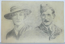 WWII Sketch Original dated Dec