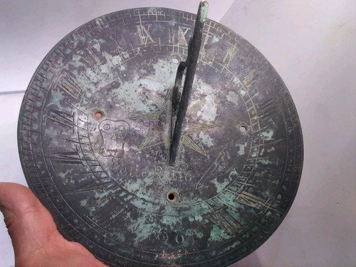 Antique garden sundial - antique,