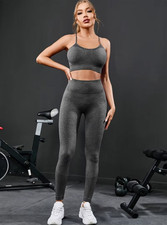 2Pcs Women Tracksuit Seamless