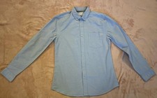 ‘TOPMAN’ MEN’S BLUE LONG SLEEVED CASUAL SHIRT M