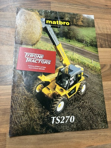Matbro ts270 sales - matbro, brochure