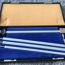 Vintage Blundell Harling Arcliner Beam Compass Technical Drawing Set In Case