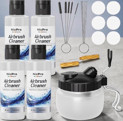 Airbrush cleaning kit for - airbrush,