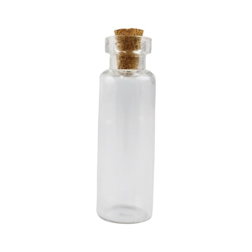 Mini glass bottles with cork - bottles,