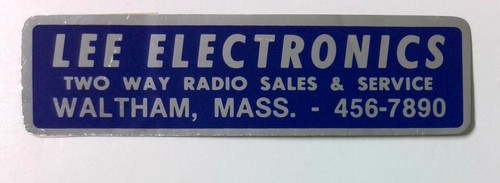 Vintage lee electronics two - lee,