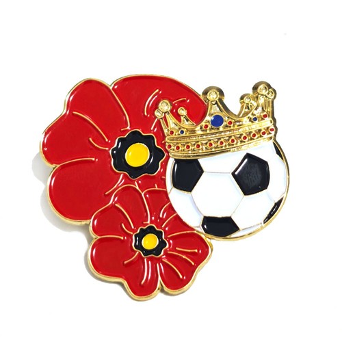 Football red poppies - football,