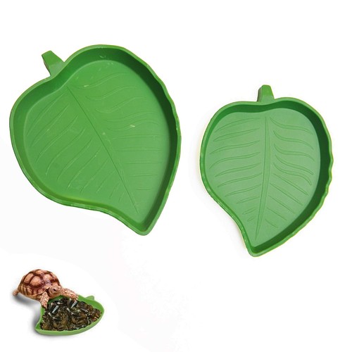 Pack leaf shape reptile food - leaf,