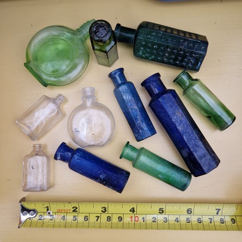 Blue green clear - green, smelling