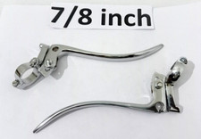Brake & Clutch Lever Set Chrome Plated 7/8" Fits Triumph Vintage BSA Ariel |Fit