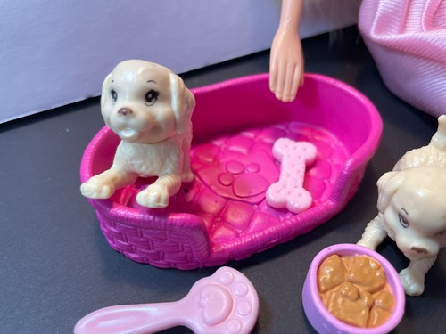 Barbie puppies dog with - barbie,