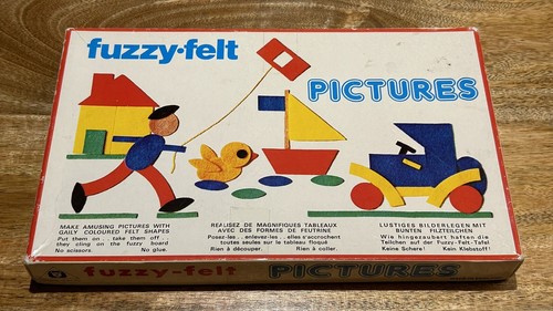Fuzzy felt vintage 1960 - fuzzy,