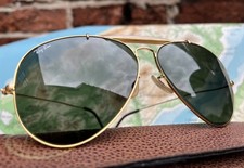 Ray-Ban Aviator 62-14 Outdoorsman ll B&L Gold Frames  