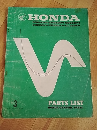Honda cb250k4 cb350k4 - honda, genuine