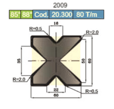Press Brake Tooling New 4 way
