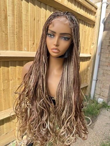 Mix colour braided wig - colour,
