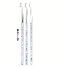 3 pcs Nail Art Brushes with