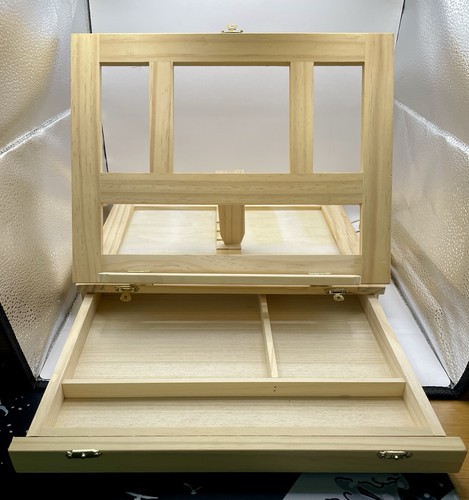 Adjustable wooden tabletop box - wooden,