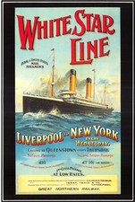 MARINE ART POSTER POSTCARD