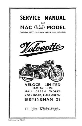 Velocette mac mov mss - mov,
