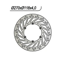 FRONT BRAKE DISC NG 856 YAMAHA YZ 125 2001-2016