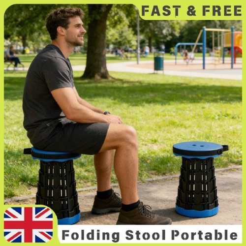 Folding camping stool seat - camping,