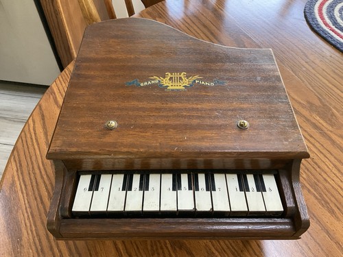Vintage toy grand piano - toy,
