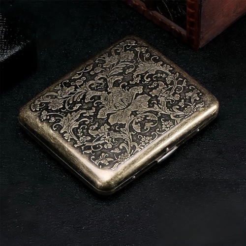 Vintage metal cigarette - metal,