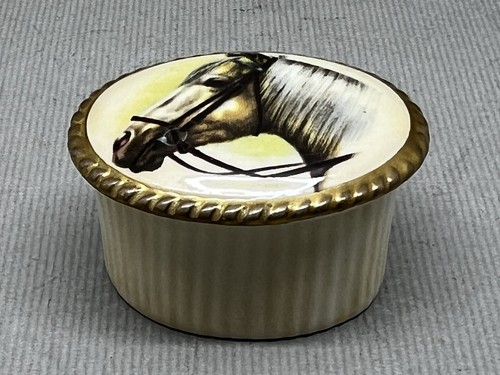 Horses aynsley porcelain pill - horses,