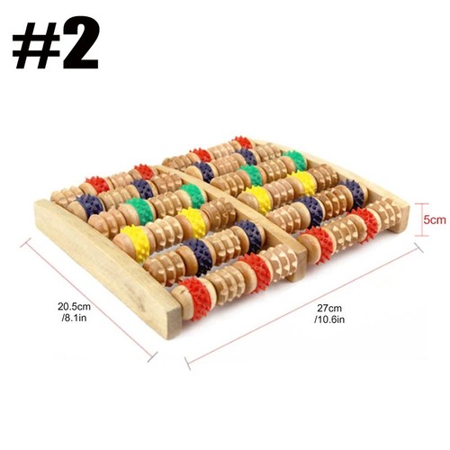 Roller wooden foot massager - foot,