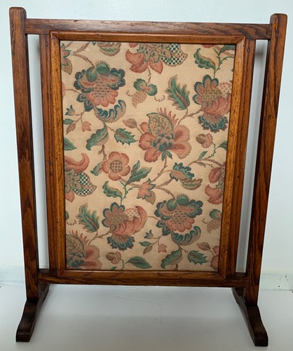 Antique edwardian wooden fire - antique,