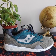 Saucony Shadow 6000 GTX Premium Mens UK 10 Teal Grey Amazing Condition