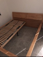 X1 Kingside & X1 Queensize Oak Bed Frames