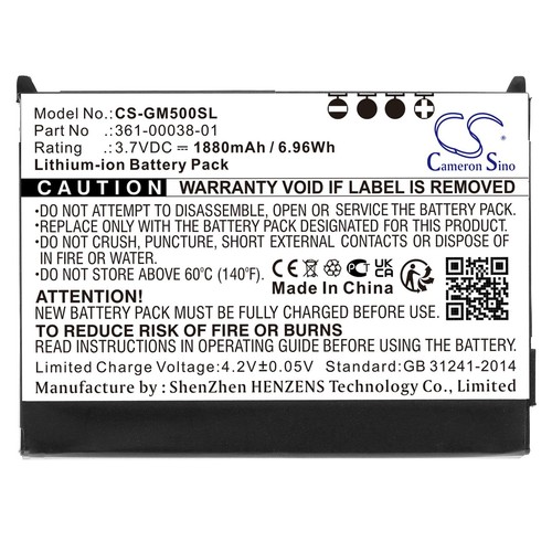 Battery for garmin zumo 660lm - battery,