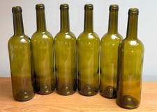 6 Empty 75cl Wine Bottles For
