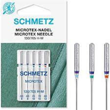 Microtex Sewing Machine Needle by Schmetz  Super Sharp Mixed Pack of 5 Needles
