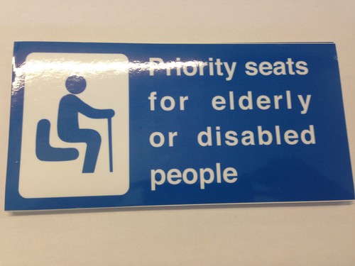 Bus priority seat for - priority, the