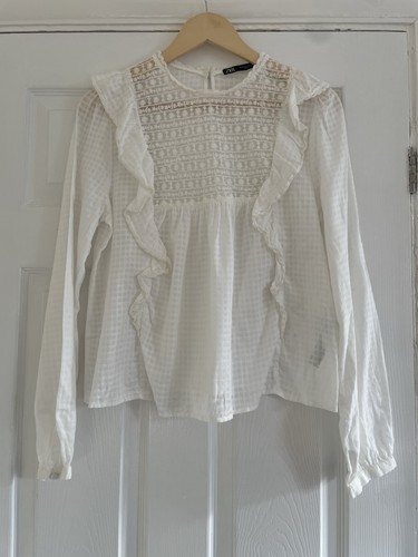Zara white 100 cotton - white, 100%