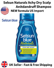 Selsun Blue Naturals Antidandruff Shampoo Itchy dry Scalp 325ml) Expiry 10/26