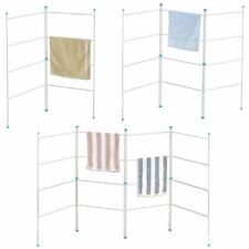 2 3 4 Fold Airer Clothes Drying Rack Folding Laundry Horse Metal Clothes Airer+