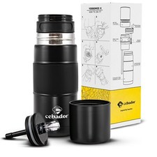 Yerba Mate Thermos Yerbomos X Double Wall Flask Stainless Steel with Straw 450ml