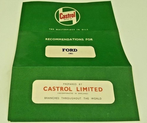 1961 ford castrol - 1961,