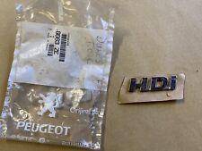 NEW GENUINE PEUGEOT HDI BADGE