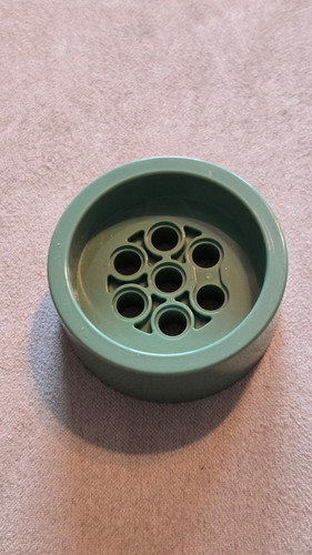 Lego sand green wheel - lego, 41mm
