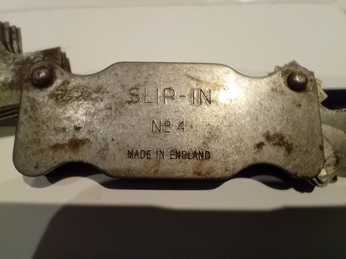 Vintage slip radius gauge - slip-in,