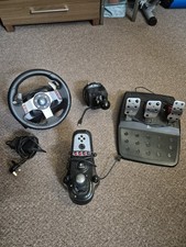 Logitech G27 Steering Wheel With Modded Pedals And Upgraded Metal Shifter