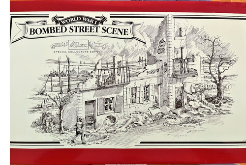 Britains bombed street scene - bombed,
