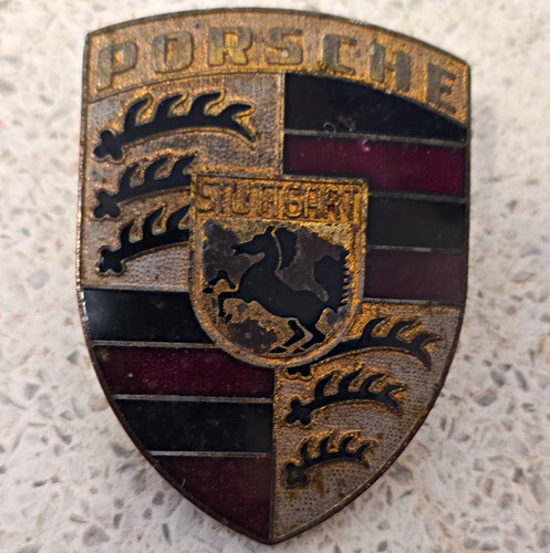 Porsche badge emblem - porsche, 964