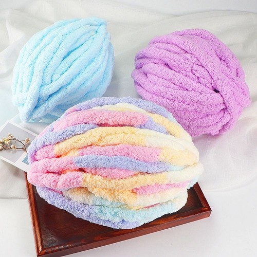 Chenille chunky yarns - chenille, large